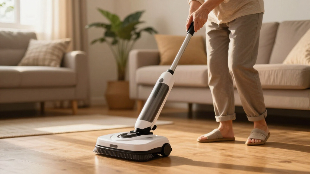 easy to use floor sweepers for seniors