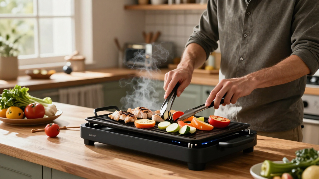 smokeless indoor grills