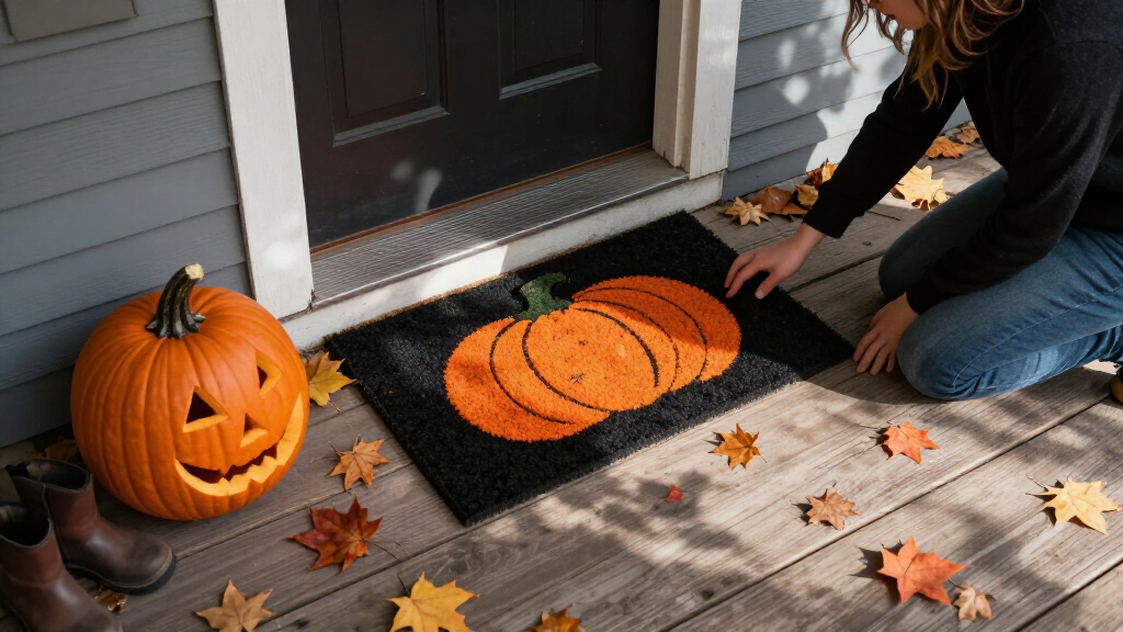 Halloween doormats