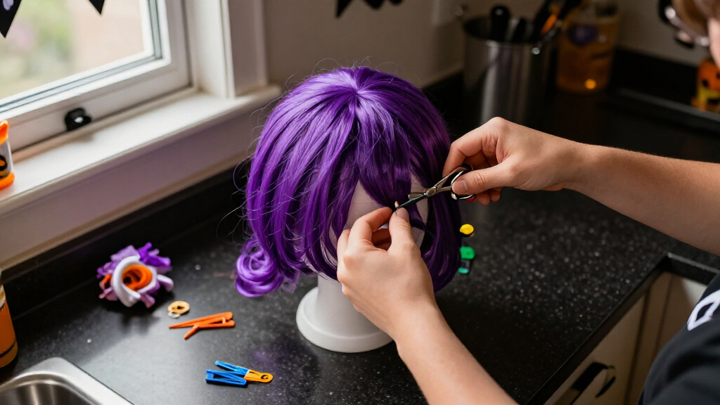 Halloween costume wigs