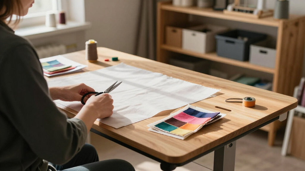 standing desk for crafting and sewing