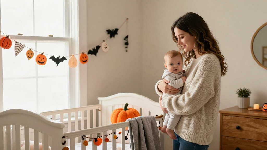 baby Halloween nursery decor