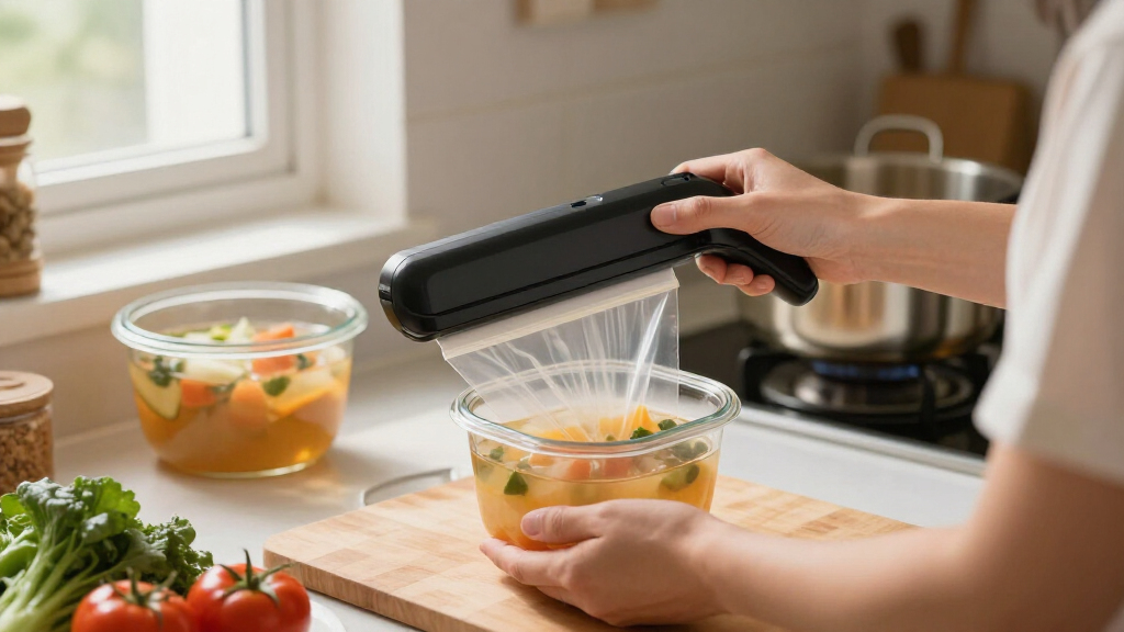 vacuum sealer machine for liquids and soups