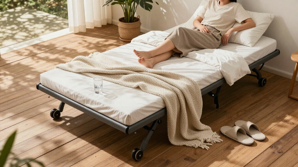 best folding guest bed on wheels