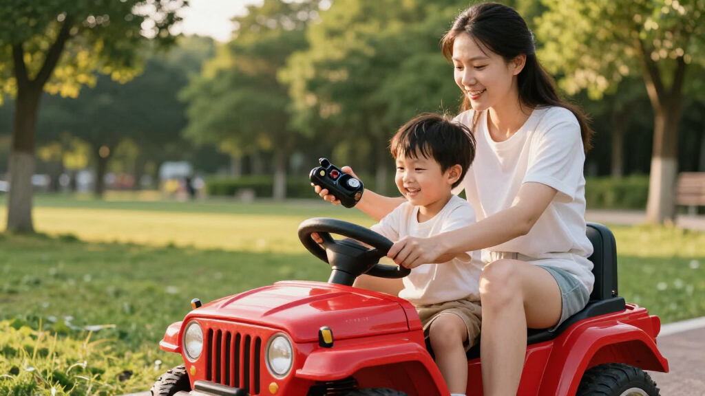 24v ride on jeep for kids with parent remote control