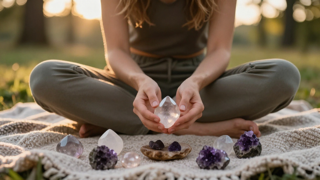 crystal healing meditation kits