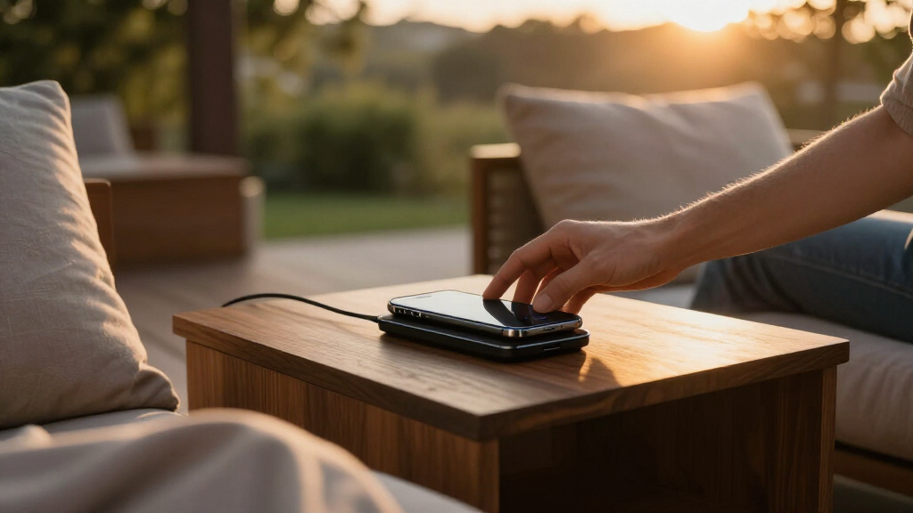 best luxury nightstand with wireless charging