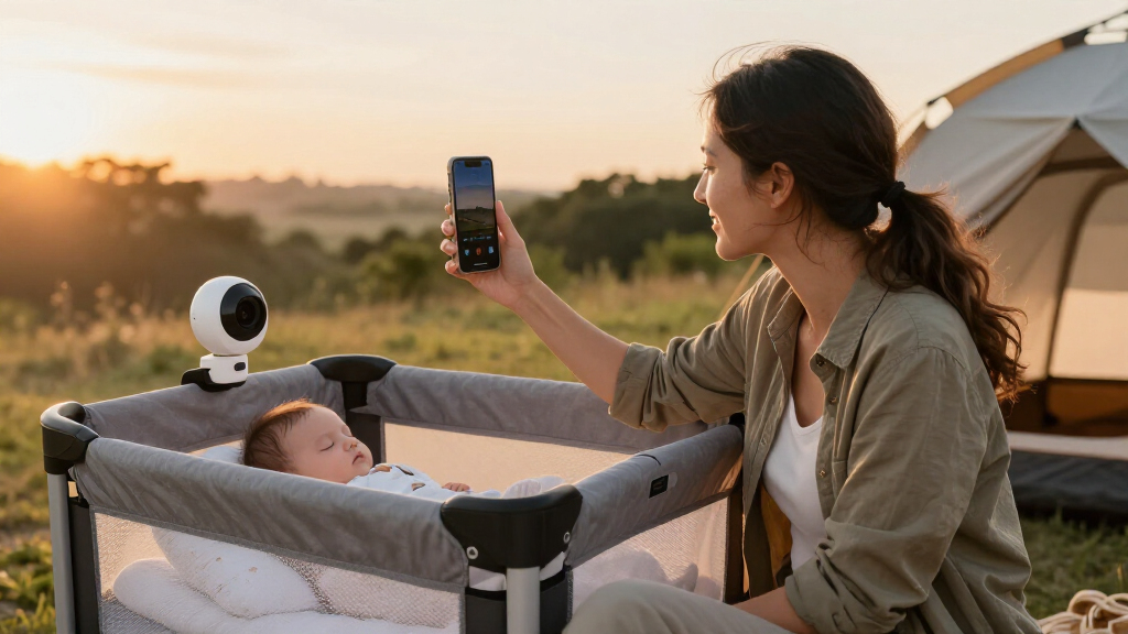 video baby monitor for travel wifi local