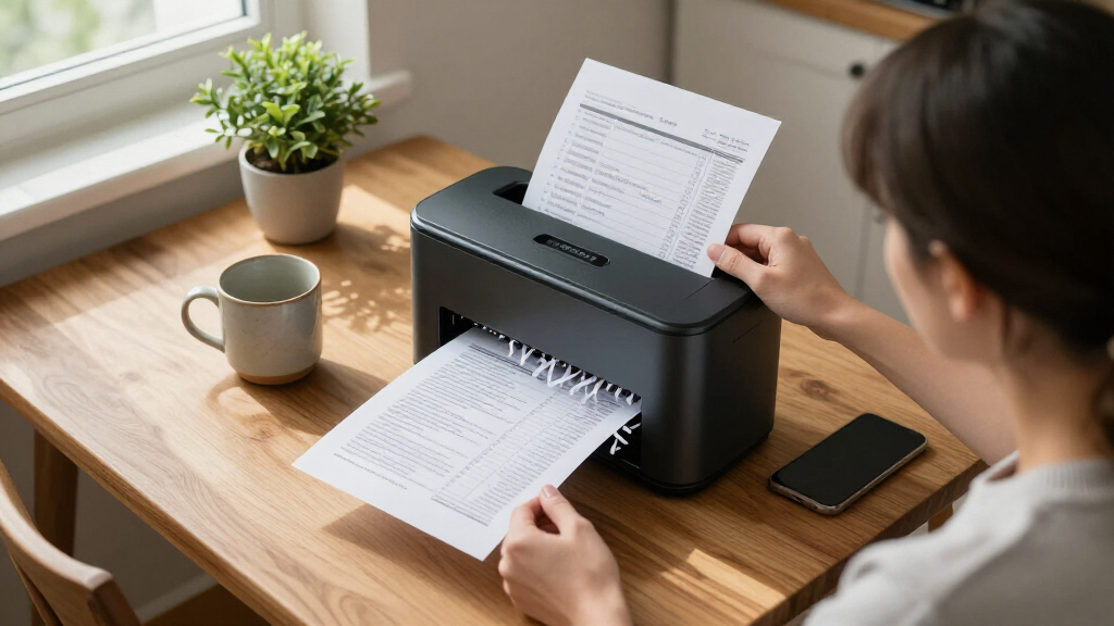 best shredder for personal tax paperwork