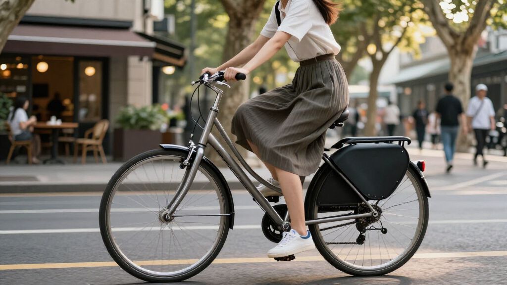 town bikes with skirt guards premium