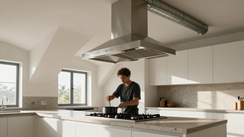 best range hood for vaulted ceiling kitchen