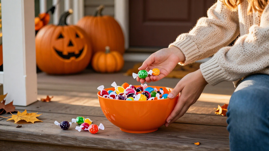 Halloween candy bowls