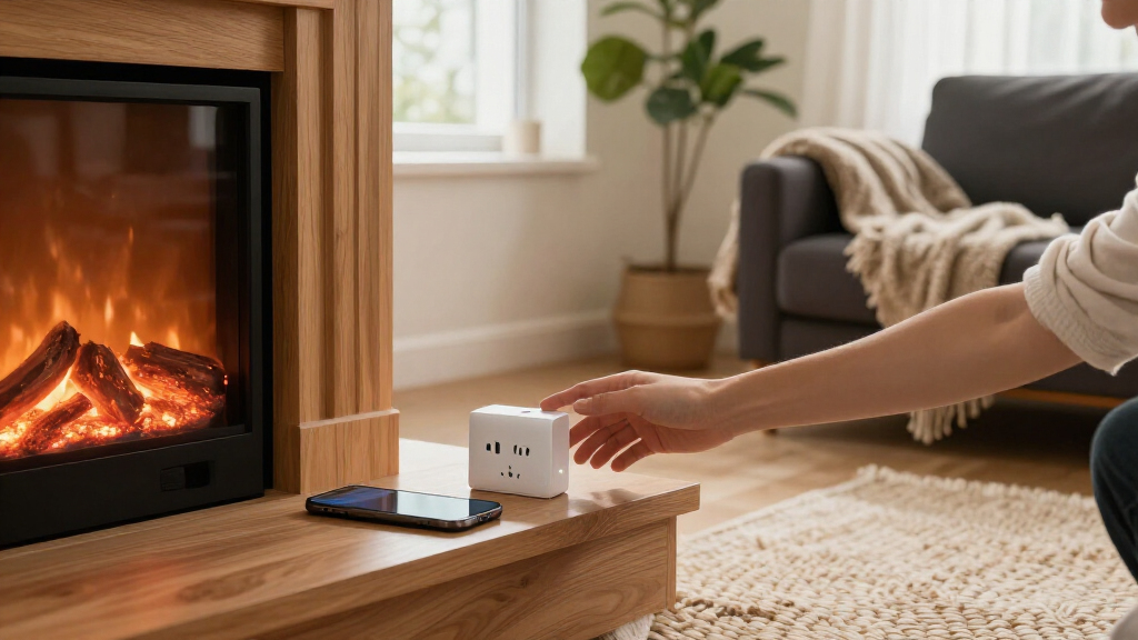 smart fireplace plugs with timers