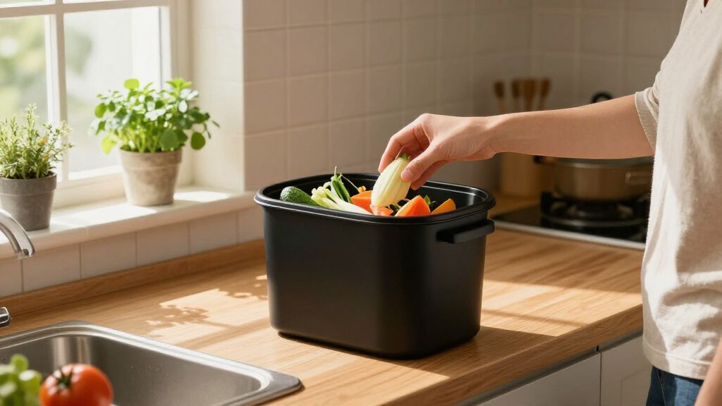electric compost bin for kitchen