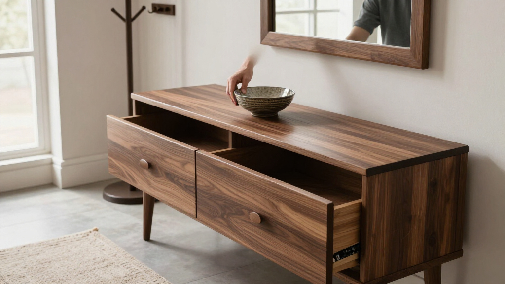 best console table with storage for entryway