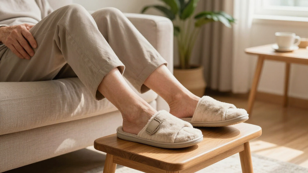 slippers for elderly with swollen feet