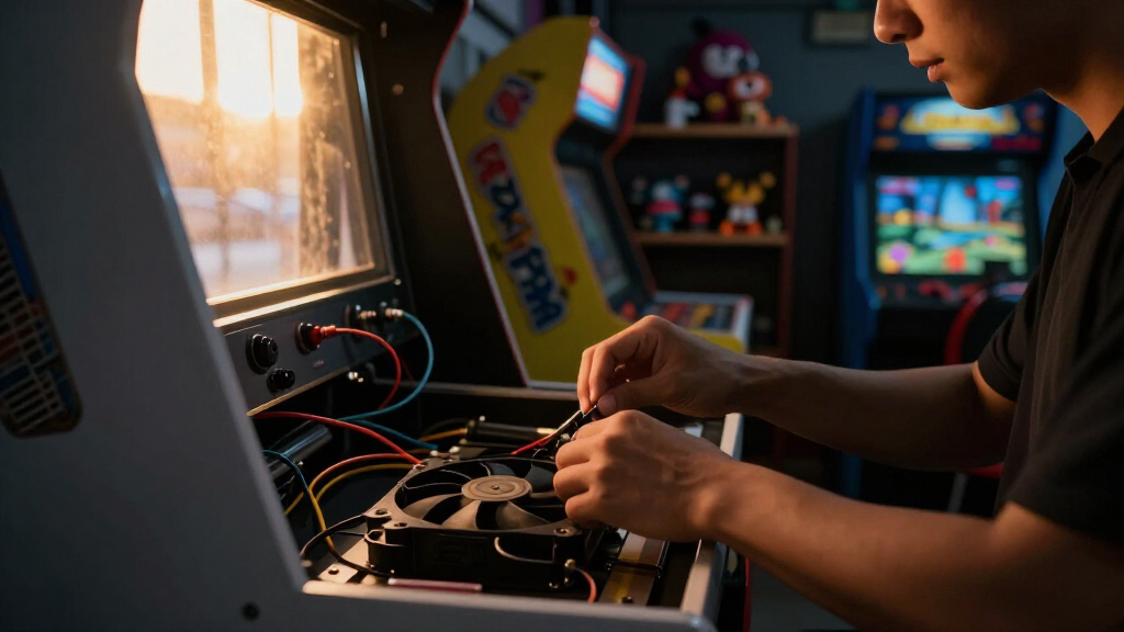 arcade cabinet cooling fan kit