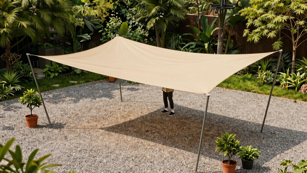 best shade sail posts for gravel yards