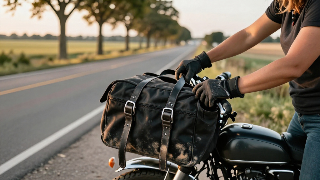 motorcycle handlebar bags