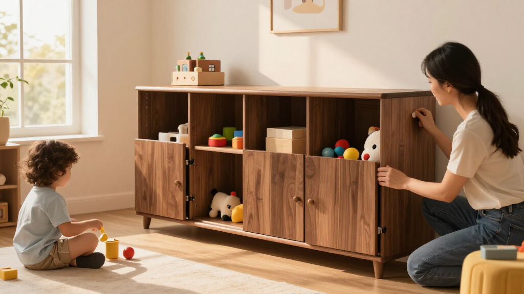 toy storage cabinets large premium