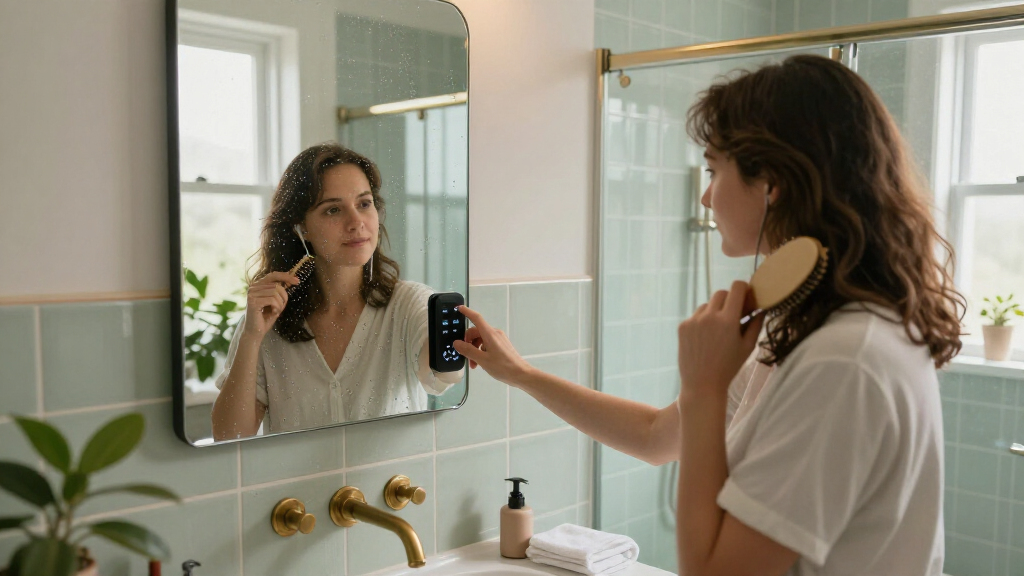bluetooth bathroom mirror