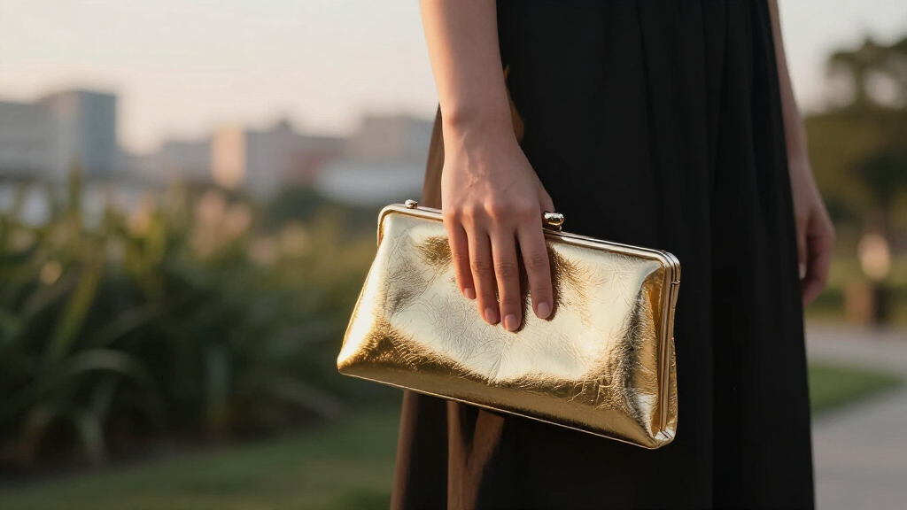 gold evening clutches