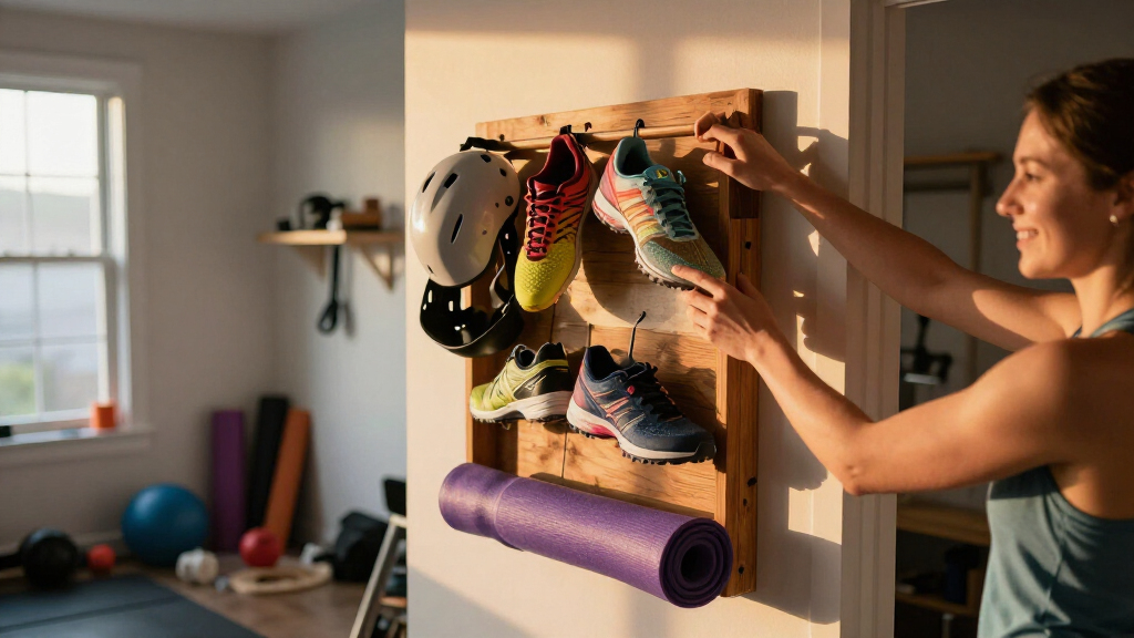 best wall rack for sports gear display