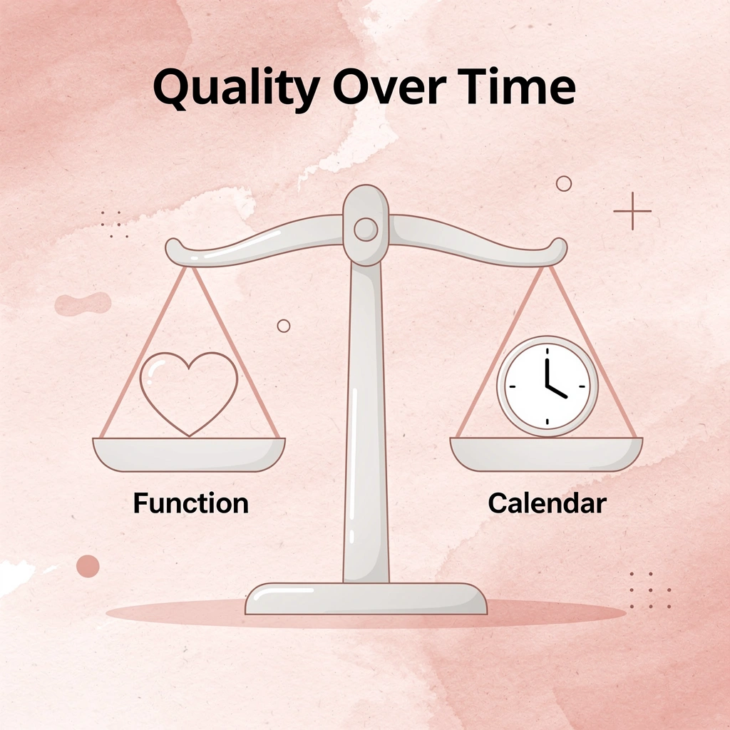 Scale showing functional improvements outweighing time-based progression