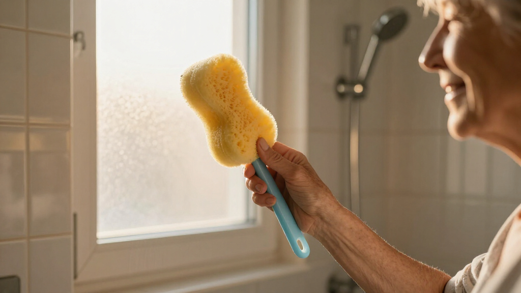 long handled bath sponge for elderly