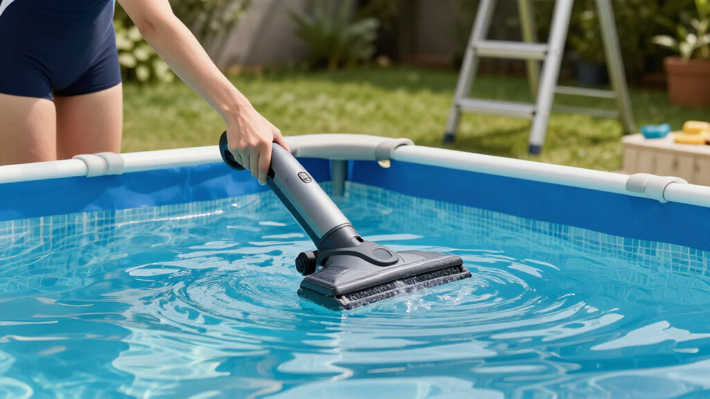 rechargeable pool vacuum for above ground pool