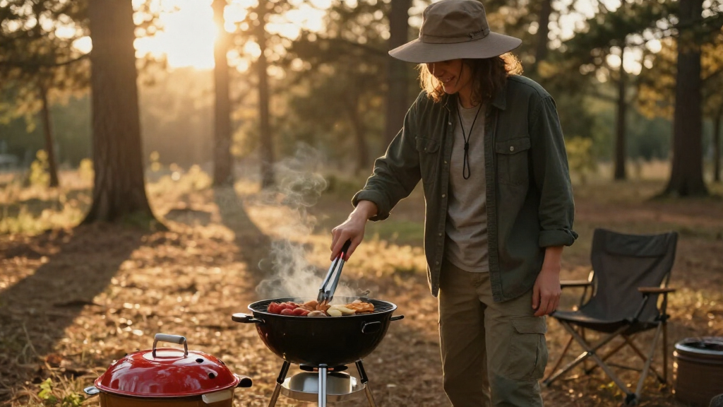 camping grill portable