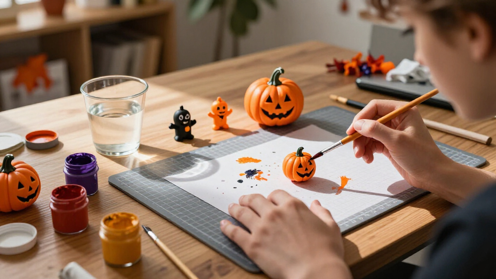 Halloween miniature painting sets
