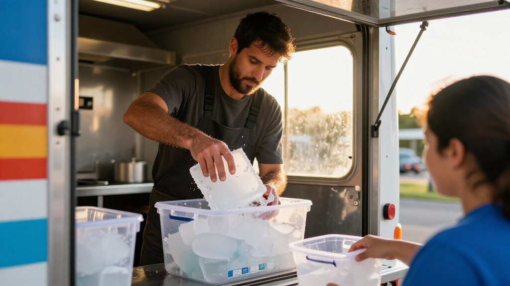 best 100 lb ice maker for food truck