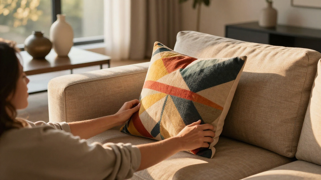 living room throw pillow