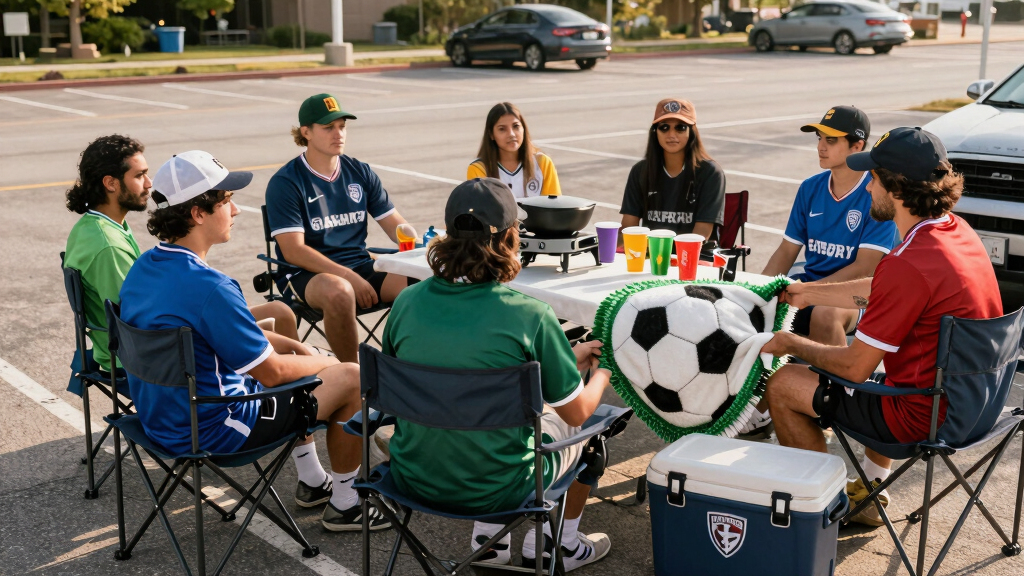 soccer fan tailgate gear