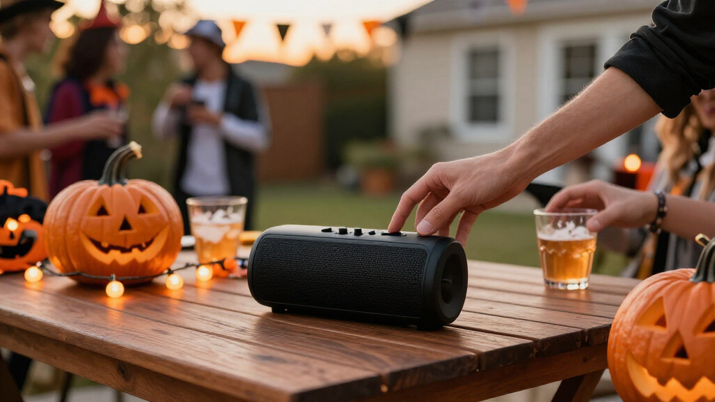 portable Bluetooth speakers for Halloween parties