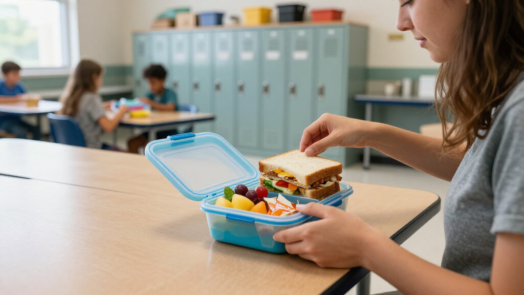 compact lunch containers for students