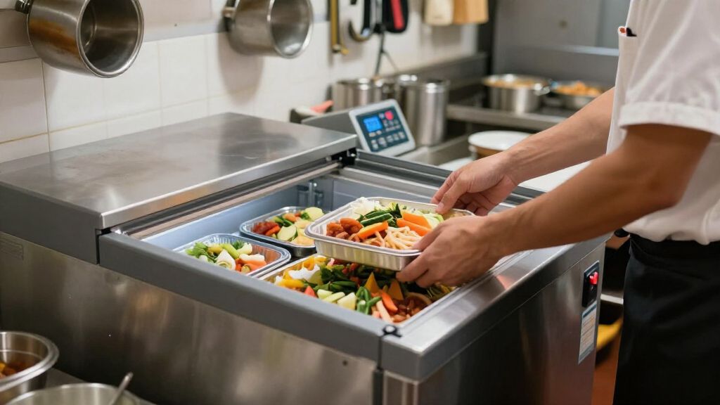 commercial blast chiller freezer countertop