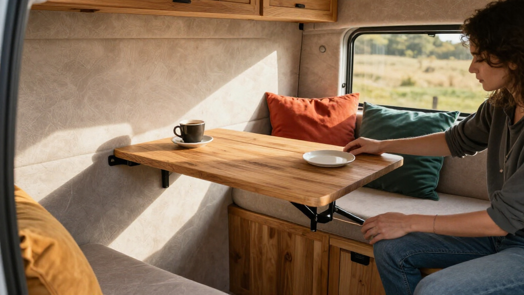 folddown camper van table