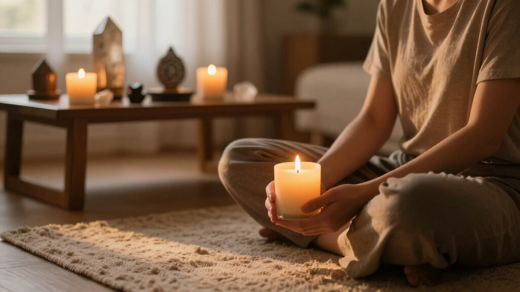 scented candles for spiritual focus