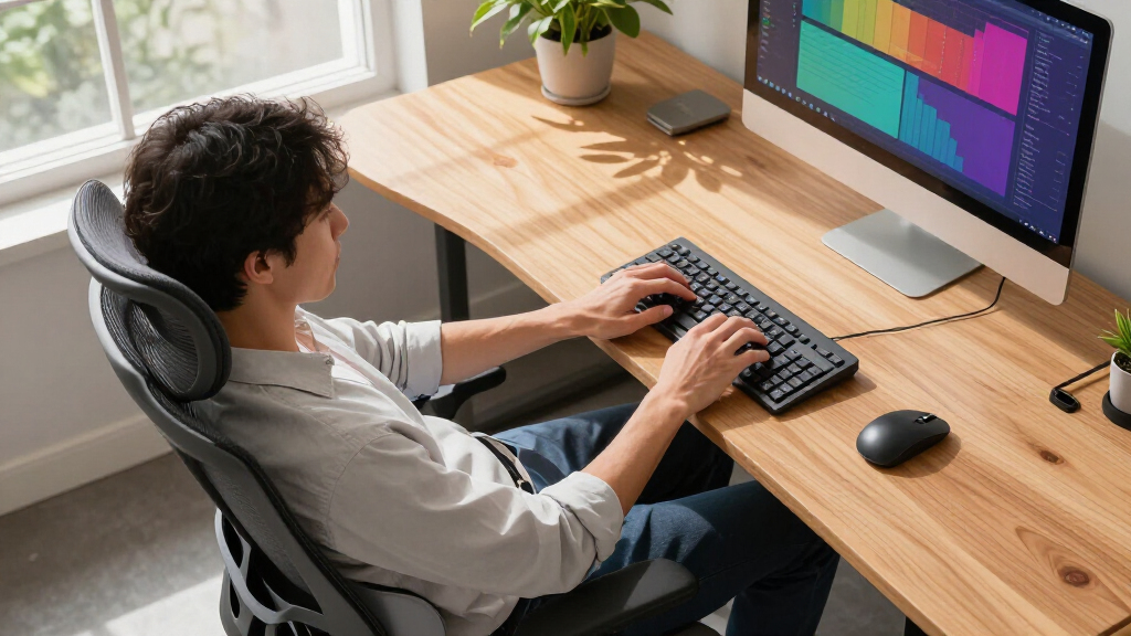 ergonomic office furniture set