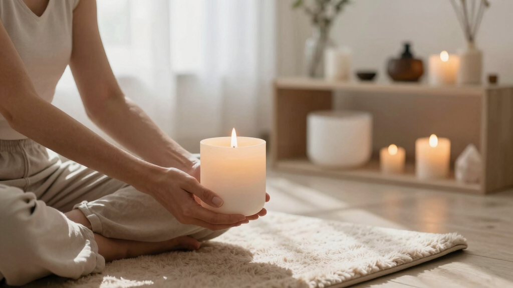 spirituality and meditation candles