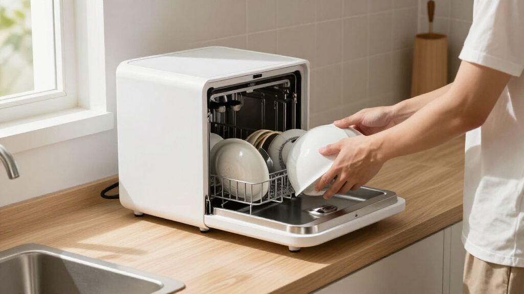 compact dishwasher portable