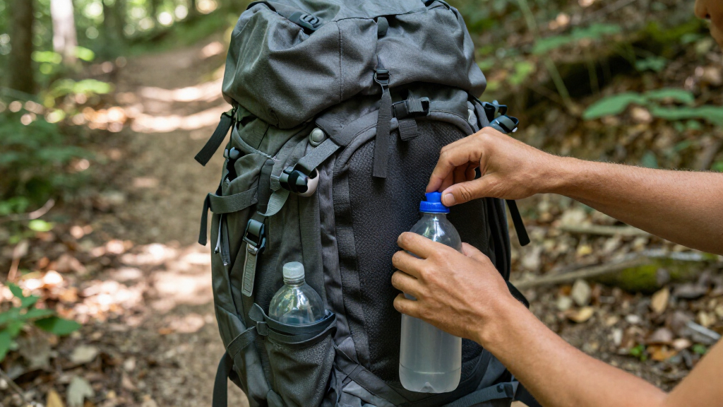 travel backpack with water bottle pockets