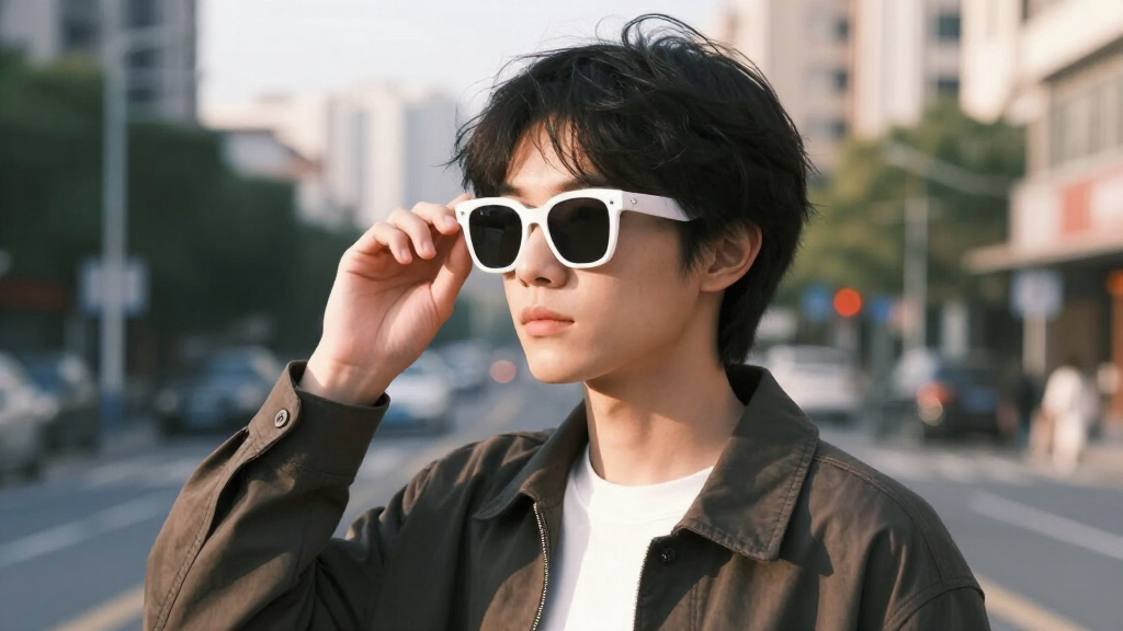 best white fashion sunglasses