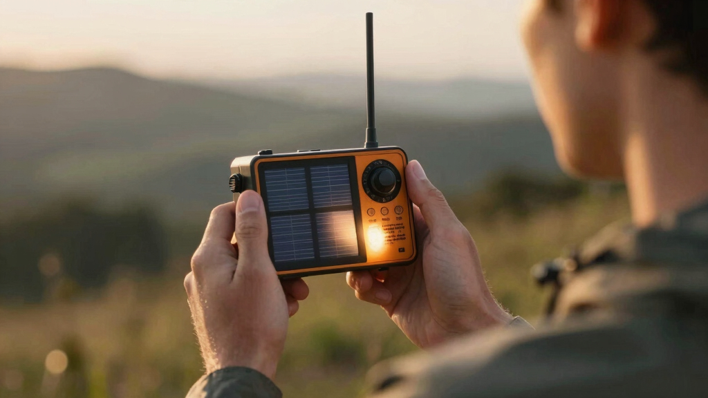 solar-powered emergency radios