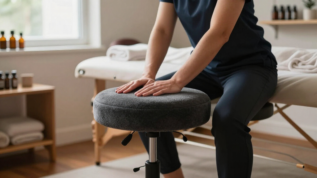 best saddle stool for massage therapists clinic