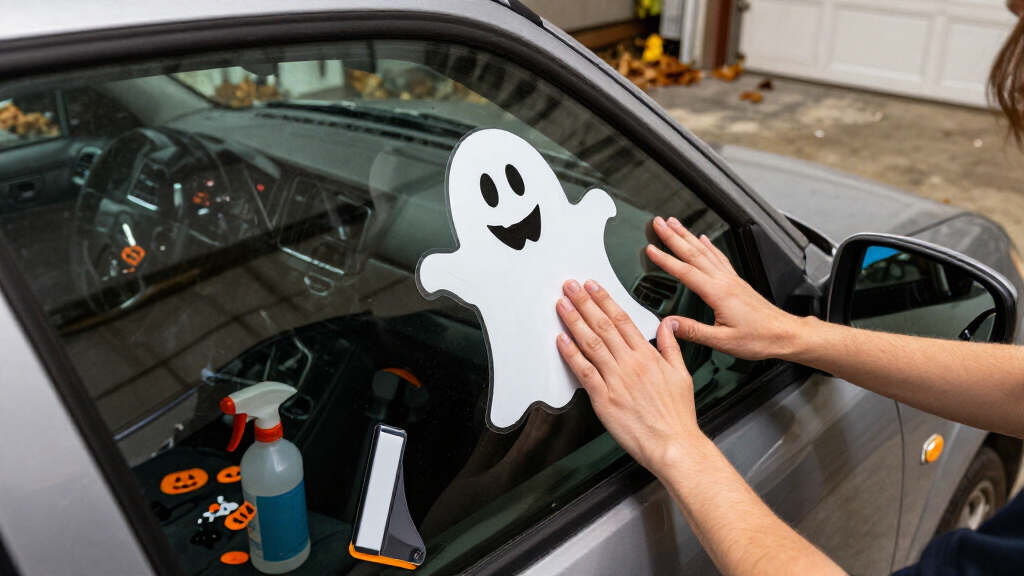 Halloween car window decals