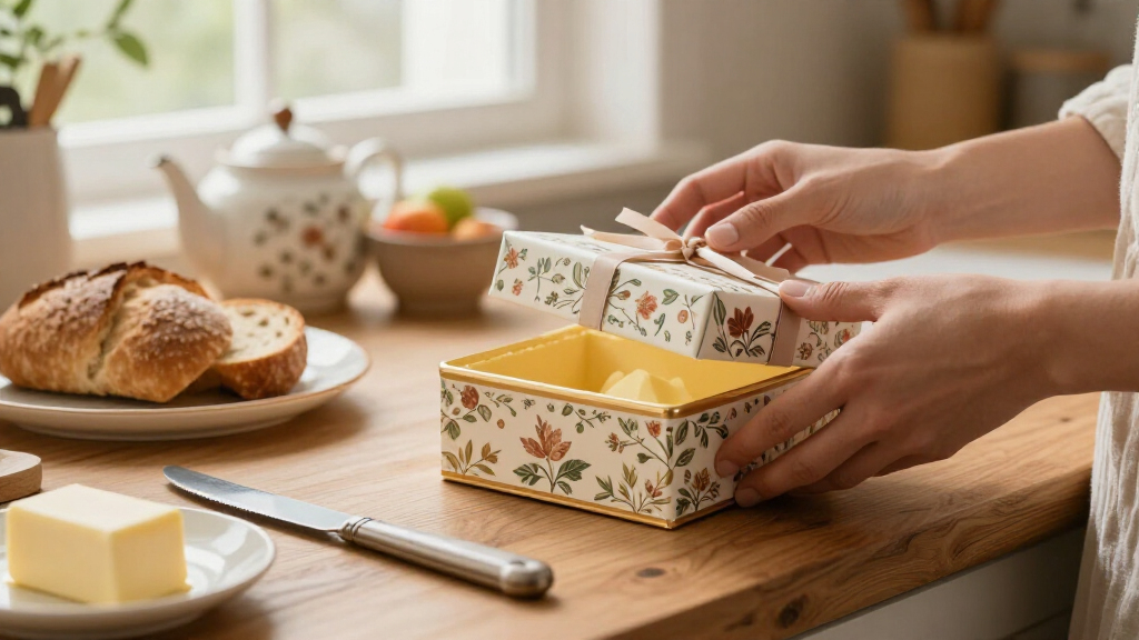 decorative butter gift box