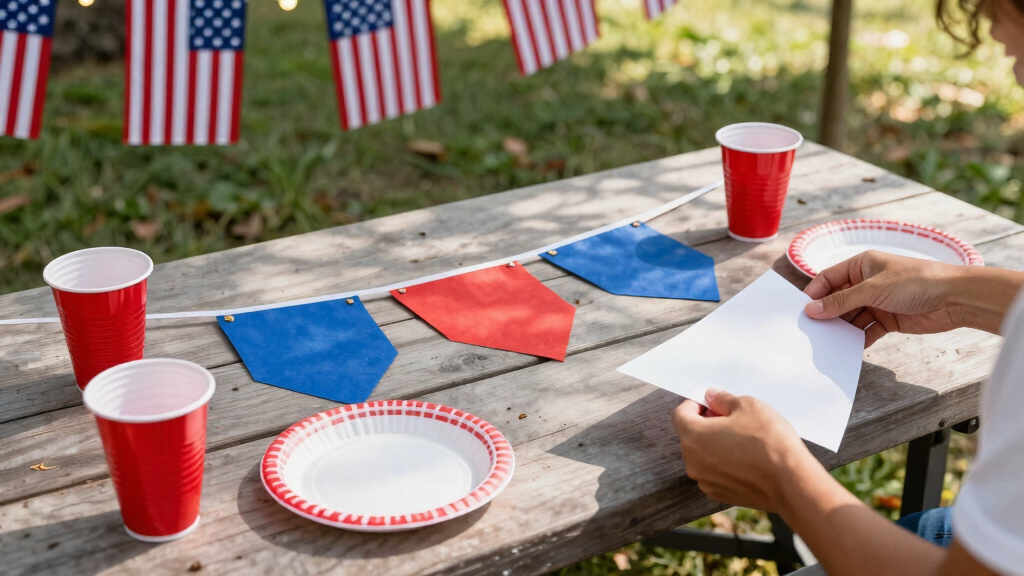 patriotic outdoor party supplies
